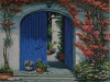 the blue door.   19X16