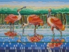 spoonbills.  30x40